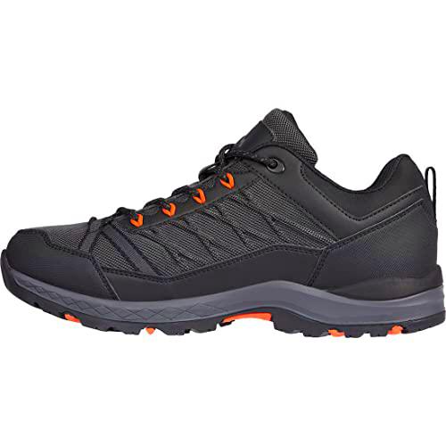 McKinley Kona V AQX, Multif-Halbschuhe Hombre, Black/Anthracite/Red, 43 EU