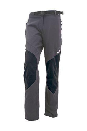 Izas Cade Pantalón de montaña, Hombre, Gris Oscuro/Negro, L