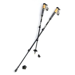 Bastones Trekking Poles Carbon telescópicos 3 secc