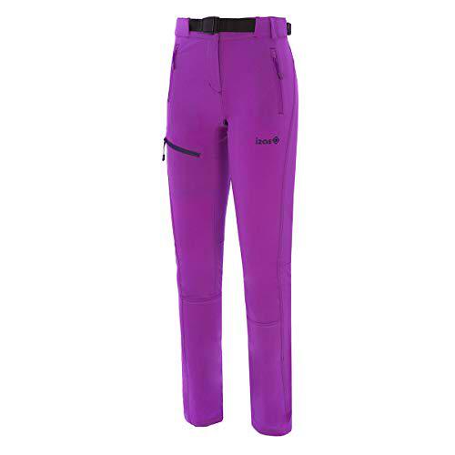 Izas Helga Pantalones Trekking, Mujer, Morado Oscuro/Morado, L