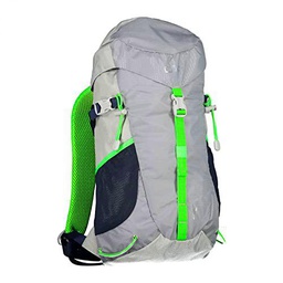 CMP Looxor-Mochila de Senderismo (18 L), Gris y Verde Fluo