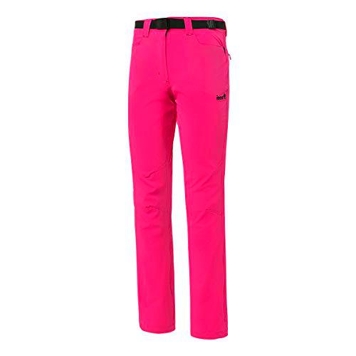 Izas Torla Pantalones Trekking, Mujer, Fuxia/Negro, S