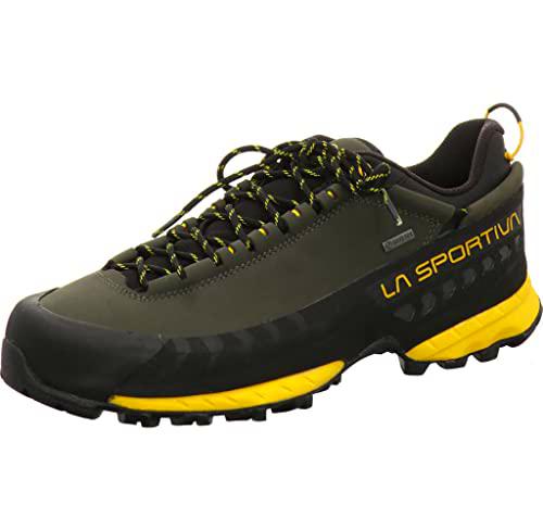 La Sportiva Tx5 Low GTX, Botas de montaña Hombre, Carbon/Yellow, 42 EU