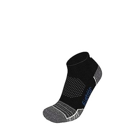 Eisbär 17637#3001F39 LIGHT TREKKING LOW DX+SX Socks Unisex BLACK Tamaño 43-46