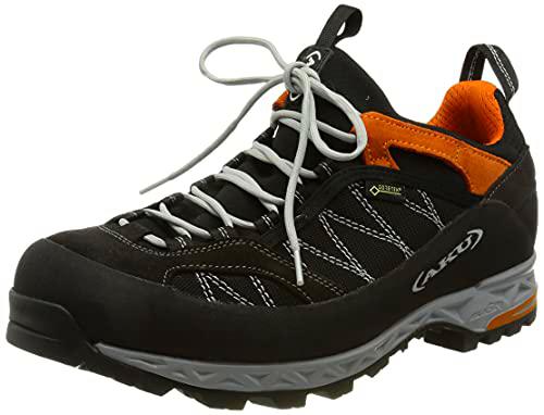 AKU TENGU BAJO GTX, Botas Unisex Adulto, Black/Orange, 44 EU