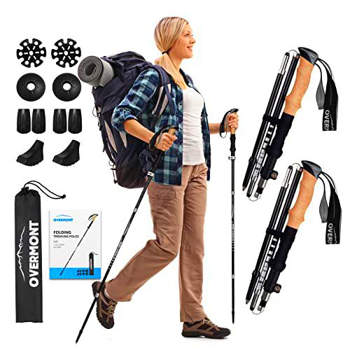 - OM-Trekking Pole-Carbon-Black, Bastones, OM-Trekking Poles-Folding-Carbon-N