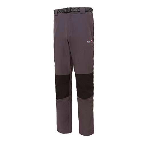 Izas Chamonix, Pantalón de Montaña para Hombre, Gris Oscuro/Negro, 3XL