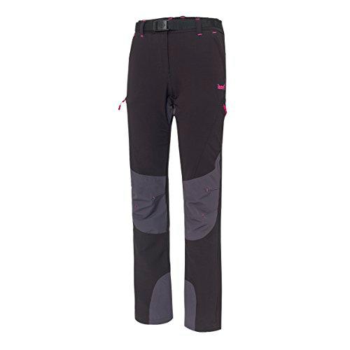 Izas Karen Pantalones Trekking, Mujer, Negro/Gris Oscuro, XL