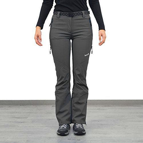 Izas Sayan Pantalones Trekking, Mujer, Gris Oscuro, M