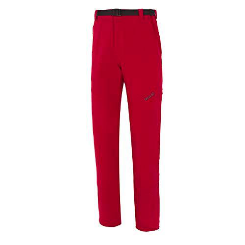 Izas Kerch Pantalones Trekking, Hombre, Rojo Mineral/Humo, S