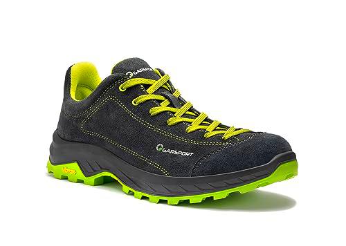 GARSPORT Rozes Low, Trekking Shoe Hombre, Antracita/Lima, 40 EU