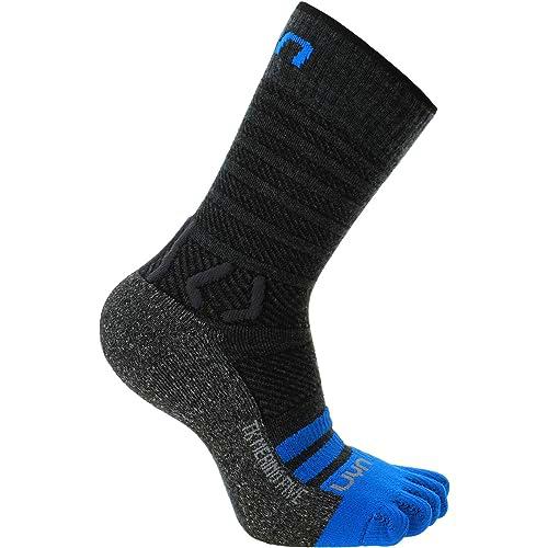 UYN S100322-G036 TREKKING FIVE MERINO Socks Hombre Anthracite/Blue 44