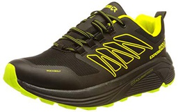 ROCK EXPERIENCE ROCKBOLT, Hiking Unisex Adulto, 1323 Ebony+2134 Seguridad Amarillo, 41 EU