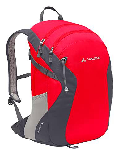 VAUDE Grimming 24 Mochila de Senderismo, Rojo (Glowing Red)