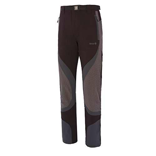 Izas Kyoto Pantalones Trekking, Hombre, Negro/Gris Humo, XL