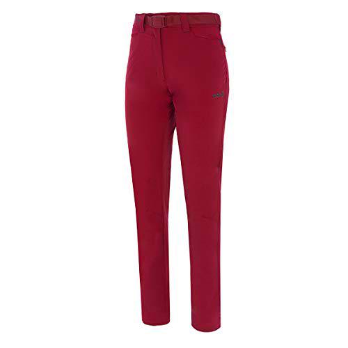 Izas Torla Pantalones Trekking, Mujer, Rojo Mineral/Gris Oscuro, S