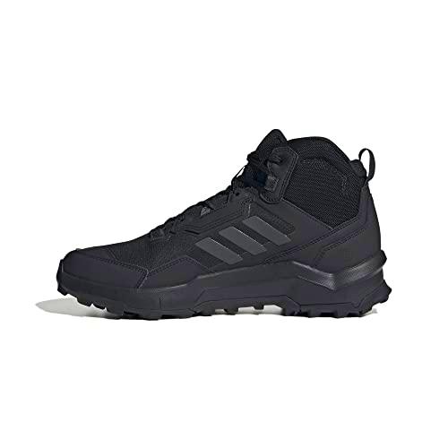 adidas Terrex AX4 Mid GTX, Sneaker Hombre, Core Black/Carbon/Grey Four, 47 1/3 EU