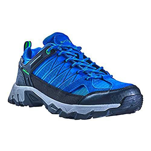 Black Crevice Botas de Trekking montañismo Hombre, Azul Verde, 47 EU