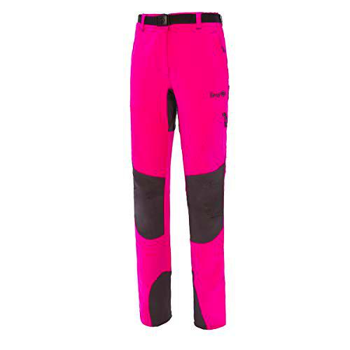 Izas GERD Pantalones Trekking, Mujer, Fuxia/Gris Oscuro, XL