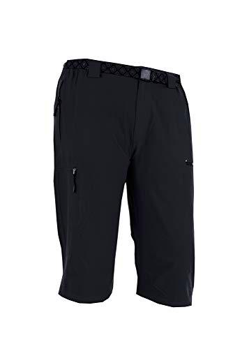 Izas Adamo Pantalones Trekking 3/4, Hombre, Negro, XXL