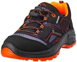 GARSPORT IENA Low WR, Trekking Shoe Unisex Adulto, Negro/Naranja, 39 EU