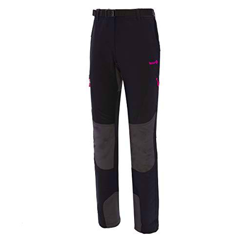 Izas GERD Pantalones Trekking, Mujer, Negro/Gris Oscuro, S