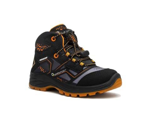 GARSPORT IENA Mid WR, Trekking Shoe Unisex Adulto, Negro/Naranja, 36 EU