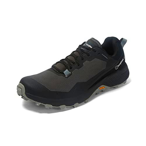 Berghaus Zapatos Revolute Active para Hombre, Negro/Grisoscuro, 46-47