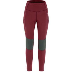 Fjallraven 84790-357-048 Abisko Värm Trekking Tights W/Abisko Warm Trekking Tights W Pants Mujer Port-Iron Grey Tamaño S