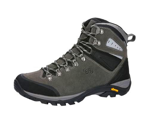 Brütting Mount Greylock, Botas de Trekking Hombre, Gris/Negro, 44 EU