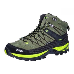 CMP Rigel Mid Trekking Shoes WP, Kaki, 43 Hombre, Caqui Ácido, EU