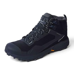 Berghaus Revolute Active Mid, Botas Hombre, Negro, 42.5 EU