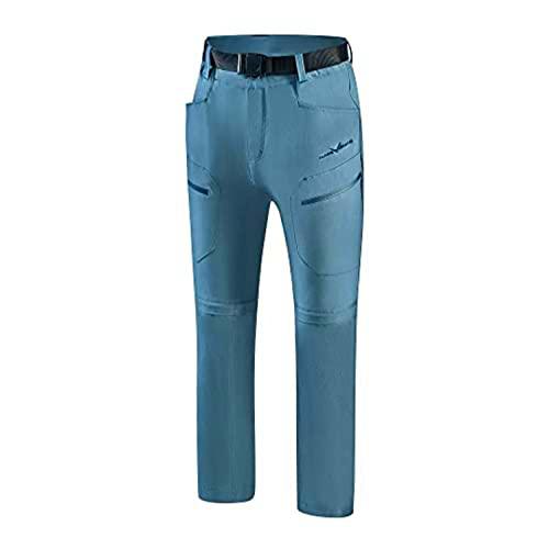 Black Crevice Pantalones de Trekking con Cremallera para Hombre Senderismo