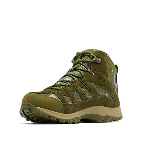 Columbia Zapatos de senderismo impermeables Crestwood Mid para hombre