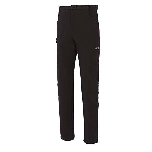 Izas Lacio Pantalones Trekking, Hombre, Negro/Negro, L