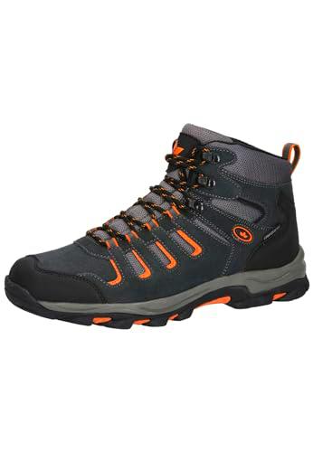 Lico Manaslu High, Botas de Trekking Hombre, Antracita Negro Naranja, 45 EU