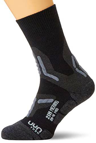 UYN S100237 TREKKING 2IN MERINO MID Socks Men's Negro/gris 41