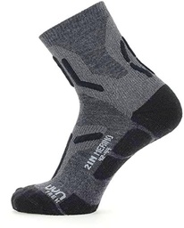 UYN S100239 TREKKING 2IN MERINO Socks Men's Gris medio/negro 41