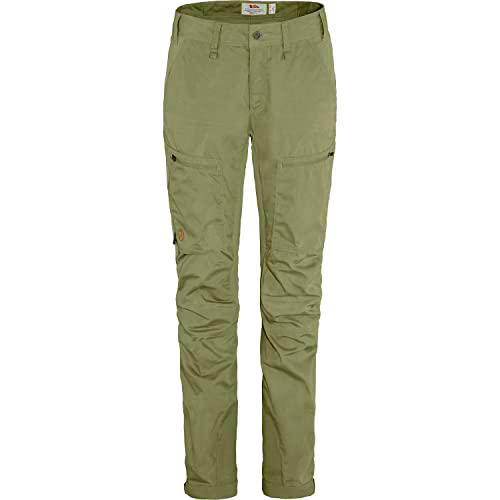 Fjallraven 89583S-622 Abisko Lite Trekking TRS W Short Pants Mujer Light Olive Tamaño 48