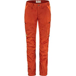 Fjallraven 89583S-321-333 Abisko Lite Trekking TRS W Short Pants Mujer Cabin Red-Rowan Red Tamaño 38