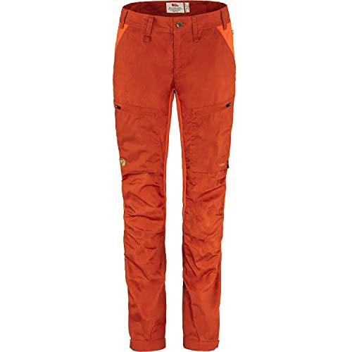 Fjallraven 89583S-321-333 Abisko Lite Trekking TRS W Short Pants Mujer Cabin Red-Rowan Red Tamaño 38