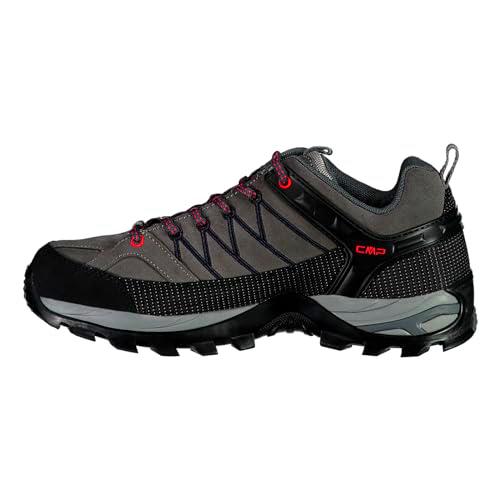 CMP Rigel Low Trekking Shoes WP, Zapatos Hombre, Grafito-Antracita, 45 EU