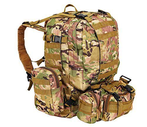 ISO TRADE Military Tactical Combat Rucksack Backpack Outdoor Trekking Camping 45L 8923 Mochila