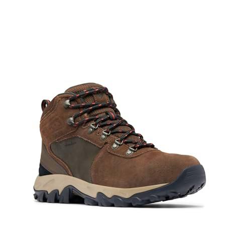 Columbia - Newton Ridge Plus 2 Suede Waterproof, Botas Impermeables de Trekking y Senderismo de Tiro Medio