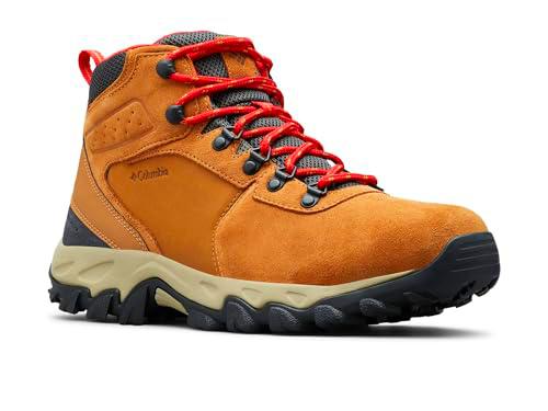 Columbia - Newton Ridge Plus 2 Suede Waterproof, Botas Impermeables de Trekking y Senderismo de Tiro Medio