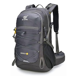 SKYSPER Mochila de Senderismo 35L Impermeable Mochila de Trekking para Hombre Mujer Mochilas de Marcha Macuto para Viajes Excursiones Acampadas Montaña Ciclismo al Aire Libre