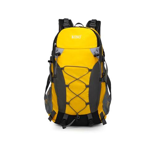 Kono Eq2238 Yw Mochila de Senderismo, Amarillo, Talla única Unisex Adulto