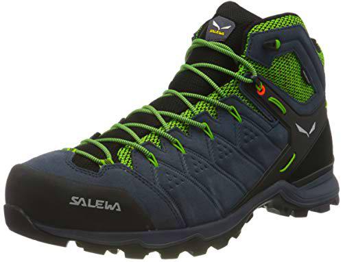 Salewa MS Alp Mate Mid WP Botas de Senderismo, Ombre Blue/Pale Frog, 42.5 EU