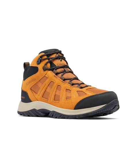 Columbia - Redmond 3 Mid Waterproof, Botas Impermeables de Trekking y Senderismo de Tiro Medio, Elk/Spice,