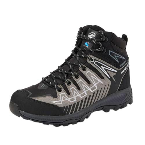 Trezeta 010724050 THUNDER MID WP Hiking shoe Hombre BLACK GREY EU 43